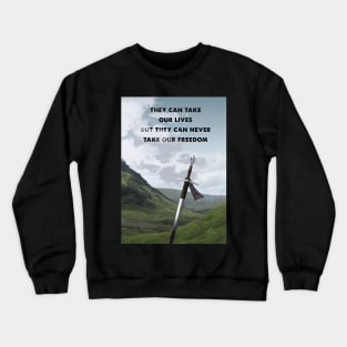 Braveheart retro travel art Crewneck Sweatshirt